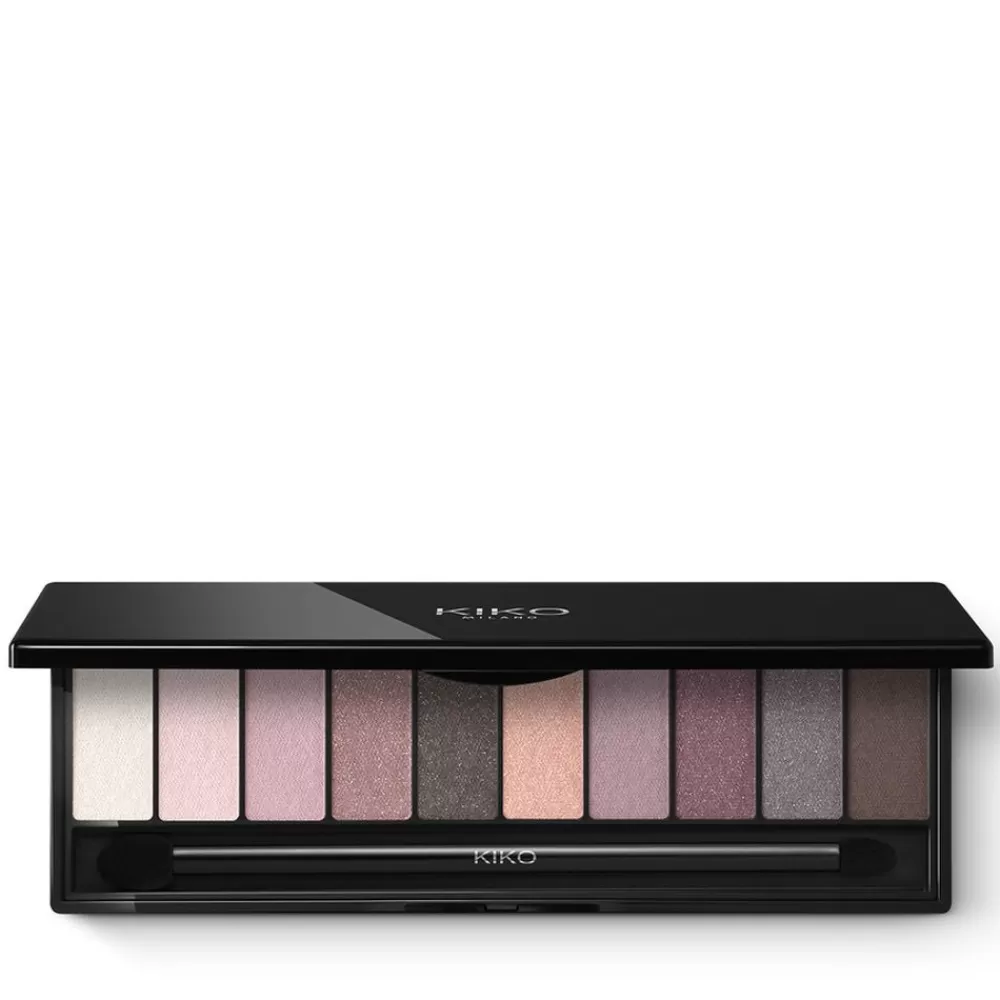 KIKO Milano Palete Olhos<Palete Com 10 Sombras Com Acabamentos Diferentes. Aplicador Duplo Incluido 01 Garden Rose